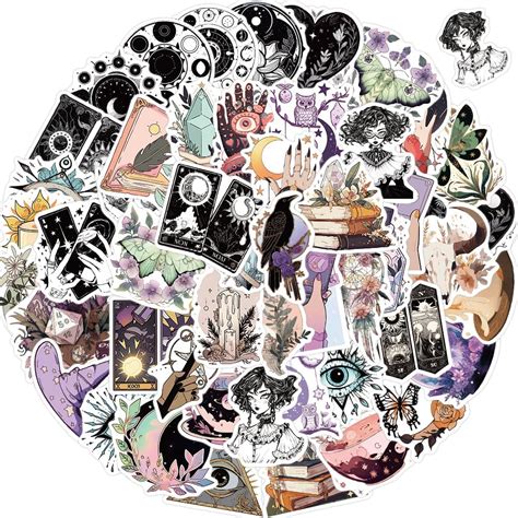 Amazon.com: 50PCs Witchy Stickers,Apothecary Aesthetic Waterproof ...