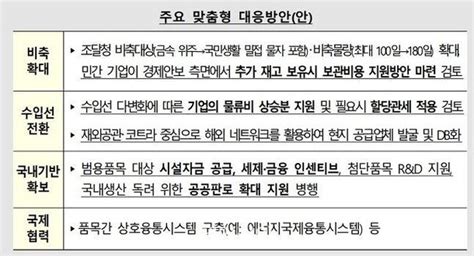 2022 경제정책 원자재 200개 경제안보 핵심품목 지정비축 확대 네이트 뉴스