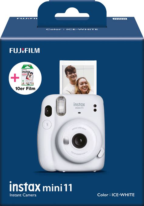 Fuji Instax Mini 11 Kamera ICE WHITE 10er Instax Mini Film 1 St