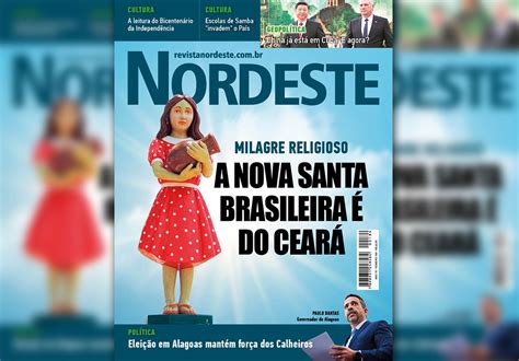 Revista NORDESTE aborda beatificação da cearense Benigna Cardoso