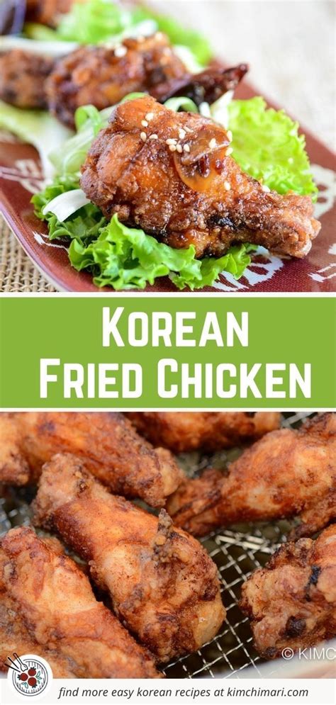 Korean Fried Chicken With Soy Glaze Recipe Healthy Korean Recipes Easy Korean Recipes