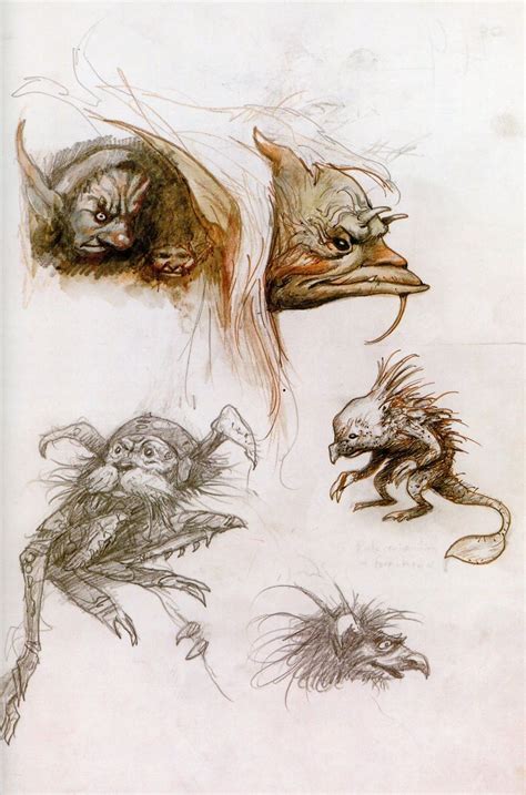 Concept Art By Elliot Scott Images And Brian Froud Jim Hensons