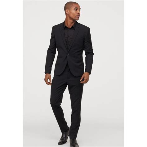 Terno Slim Oxford Masculino Preto Elo7 Produtos Especiais