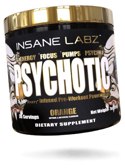 Psychotic Gold Insane Labz Oxido Nitrico 200 Gr