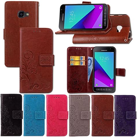 Case For Samsung Galaxy Xcover Cases Flip Wallet Card Slots Pu