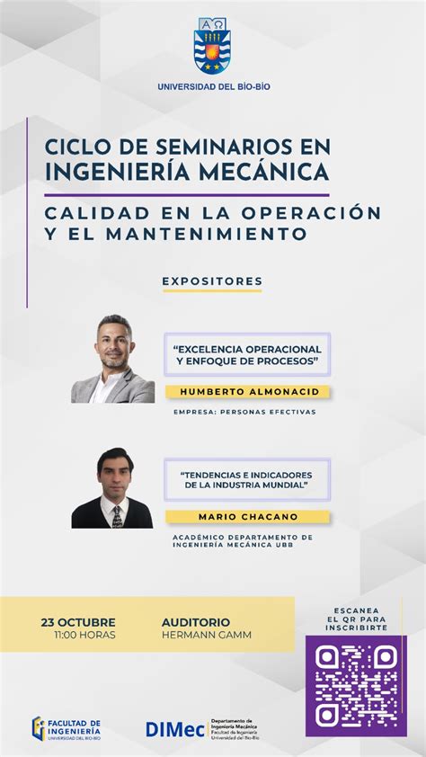 CICLO DE SEMINARIOS EN INGENIERÍA MECÁNICA 23 OCT 11 00 MIM