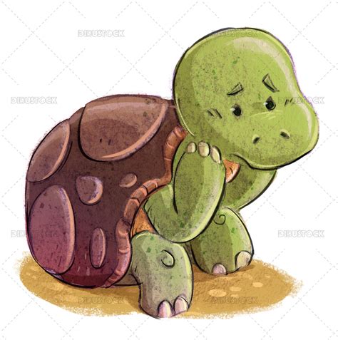 Sad turtle illustration - Illustrations from Dibustock Children's ...