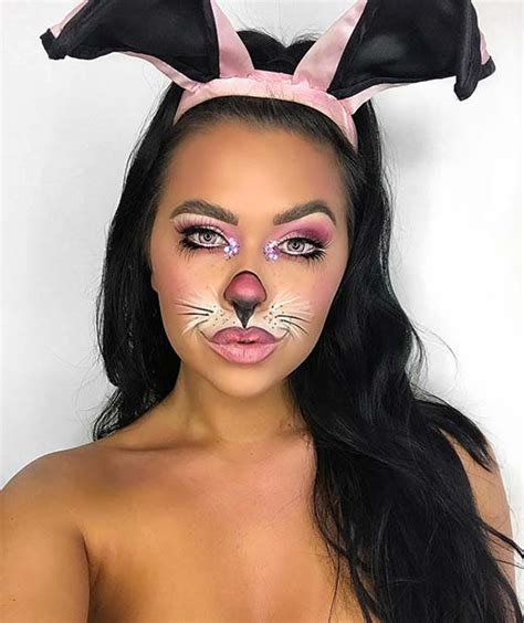 Simple Bunny Makeup For Mugeek Vidalondon