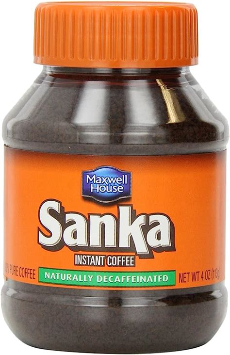 Sanka Instant Coffee Naturally Decaffeinated 4 Ounce Jars Pack Of 6