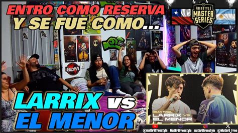 Colombianos Reaccionan A Larrix Vs El Menor La Nueva Etapa Del