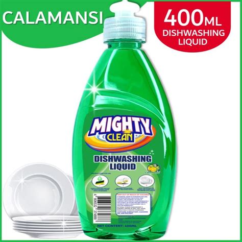 Mighty Clean Dishwashing Liquid Kalamansi Scent Dwl Green Ml