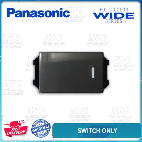 Panasonic Wide Series One Way Two Gang Switch Weg K White