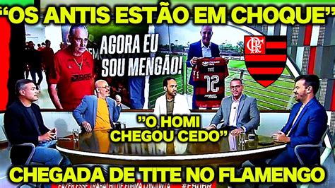 Os Antis Est O Em Choque A Chegada De Tite No Flamengo Imprensa