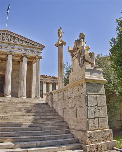 Apollo the God of Arts in Front of the National University of Athens ...