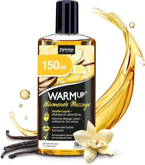 Joydivision Warmup Massage Oil Vanilla 150 Ml Massage Liquid With