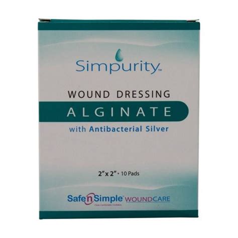 Buy Simpurity Alginate Wound Dressing With Silver At Medical Monks