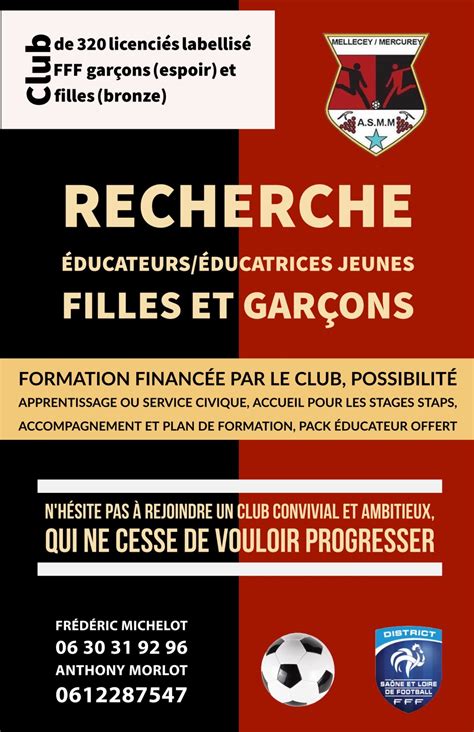 L Asmm Recherche Ducateurs Et Ducatrices Pour La Saison Prochaine