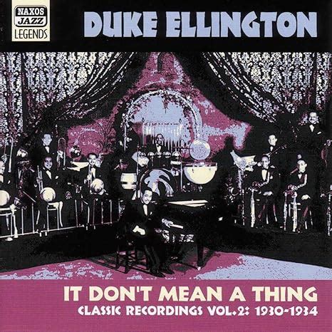 ELLINGTON Duke It Don T Mean A Thing Amazon Co Uk CDs Vinyl