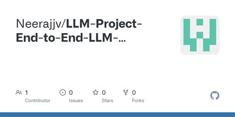 Github Neerajjv Llm Project End To End Llm Project Using Langchain