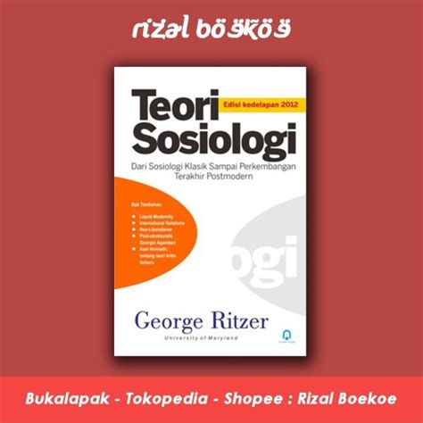 Jual Teori Sosiologi Dari Sosiologi Klasik Sampai Perkembangan