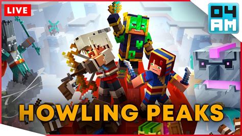 First Look Howling Peaks Release New Dlc In Minecraft Dungeons