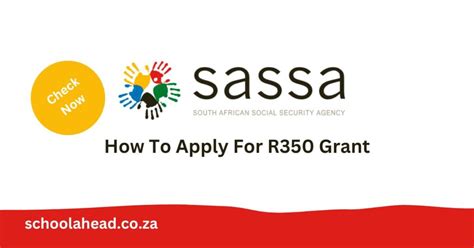 How To Apply For R350 Grant Schoolahead