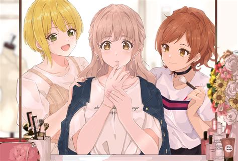 Miyamoto Frederica Hojo Karen And Saionji Kotoka Idolmaster And 1