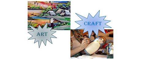 Difference Between Art And Craft With Comparison Chart Key Differences