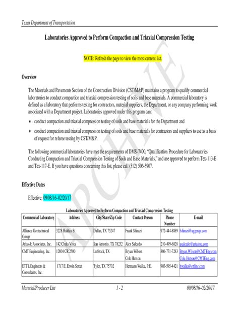 Fillable Online Ftp Txdot Ftp Dot State Tx Uspubtxdot Infolaboratories