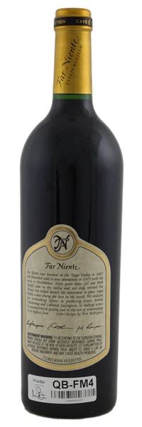 Far Niente Red Wine Cabernet Sauvignon Winebid Wine For Sale