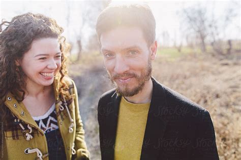 Young Funny Couple Portrait By Stocksy Contributor Evgenij Yulkin