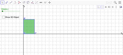 Rotating A Rectangle Around An Axis Geogebra