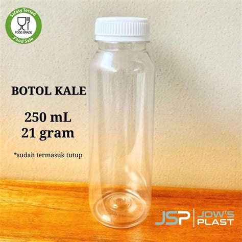 Jual Botol Kale Ml Botol Plastik Pet Kale Ml Tutup Putih