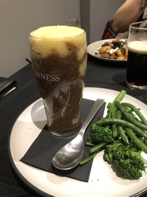 Guinness Pie Served In A Pint Of Guinness R Wewantplates