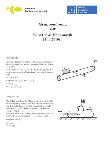 Technische Mechanik Iii Gruppen Bung Institutf R