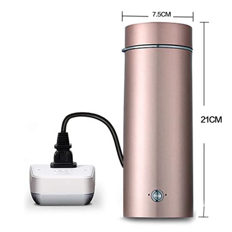 Portable Mini Electric Kettle Water Thermal Heating Boiler Travel