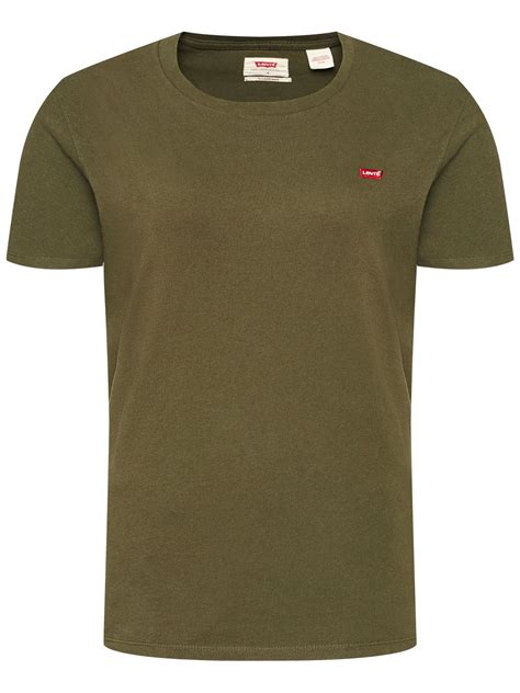 Levis 566050021 Ss Original Hm Tee Greens ΜΠΛΟΥΖΑΚΙ ΚΟΝΤΟΜΑΝΙΚΟ Levi