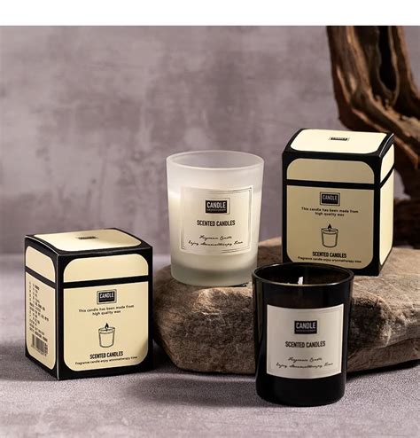 Custom Luxury Candle 15 Hours Personalized Private Label Black Matte