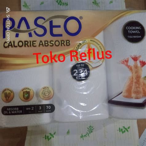 Jual Tissue Paseo Calorie Absorb Rolls Shopee Indonesia