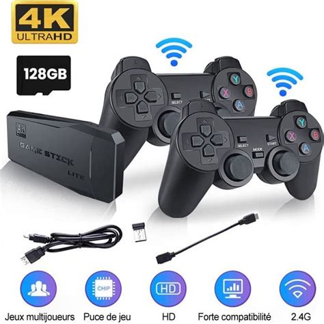 G Jeux Console De Jeu Vid O R Tro Tv Hd K Avec Plus De