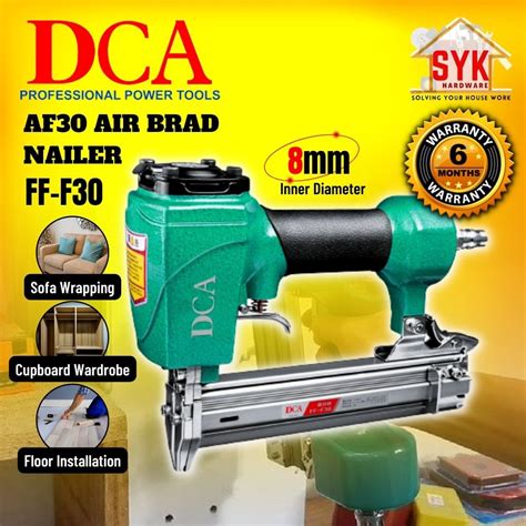 Syk Dca Air Brad Nailer Mm Af A F Ff F Nailer Gun Air Stapler