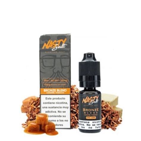 BRONZE BLEND NASTY JUICE 10 ml 10 mg y 20 mg Líquido con SALES DE