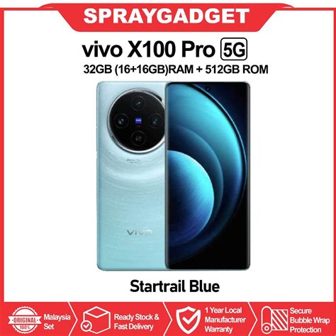 Vivo X100 Pro 5G Vivo X100 5G 16GB RAM 512GB ROM Extended RAM Co