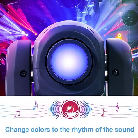 Snapklik Zkymzl Led Moving Head Light Spot Color Gobos Light