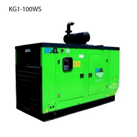 Single Phase 100kva 125kva Kirloskar Koel Igreen 4k Diesel Generator At