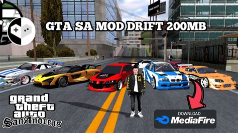 GTA SA LITE MOD DRIFT JDM X TERBARU 2022 Cuman 200 Mb Only YouTube