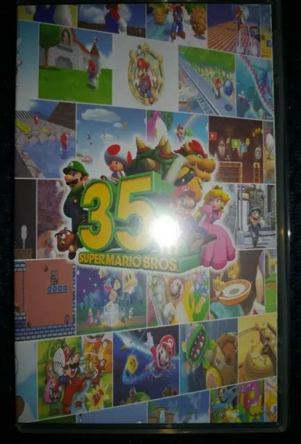 Super Mario 35th Anniversary étui Nintendo Switch De Collection 8 Jeux