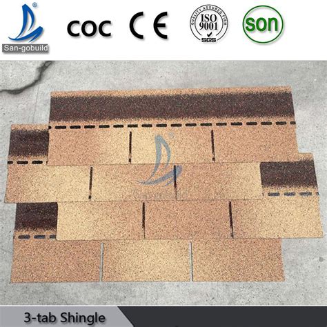 Roofing Shingles Tab Fiberglass Asphalt Bitumen Tile Wholesale