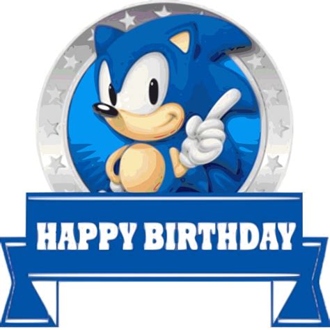 Sonic Birthday Svg – MasterBundles