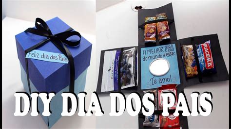 Diy Dia Dos Pais Caixa Surpresa Youtube